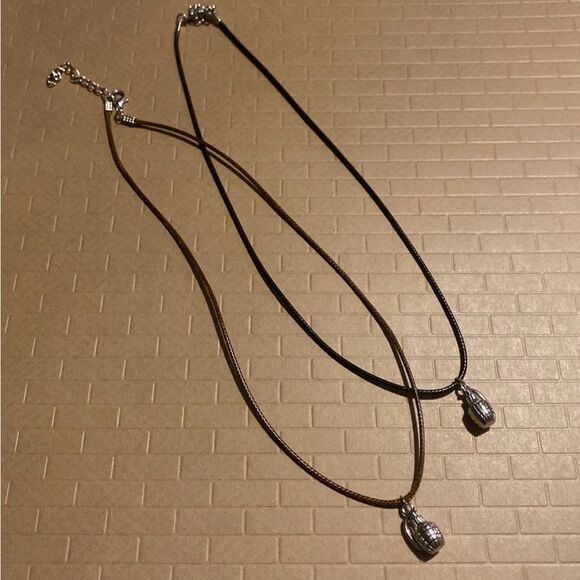 Dainty, Faux Grenade, Charm & Wax Cord, Adjustable Rope - Picture 5 of 11